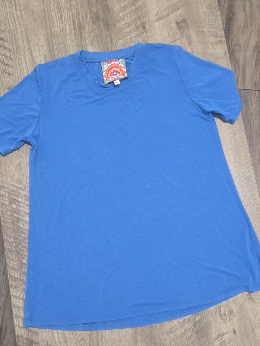 Johnny Was Royal Blue Shirt